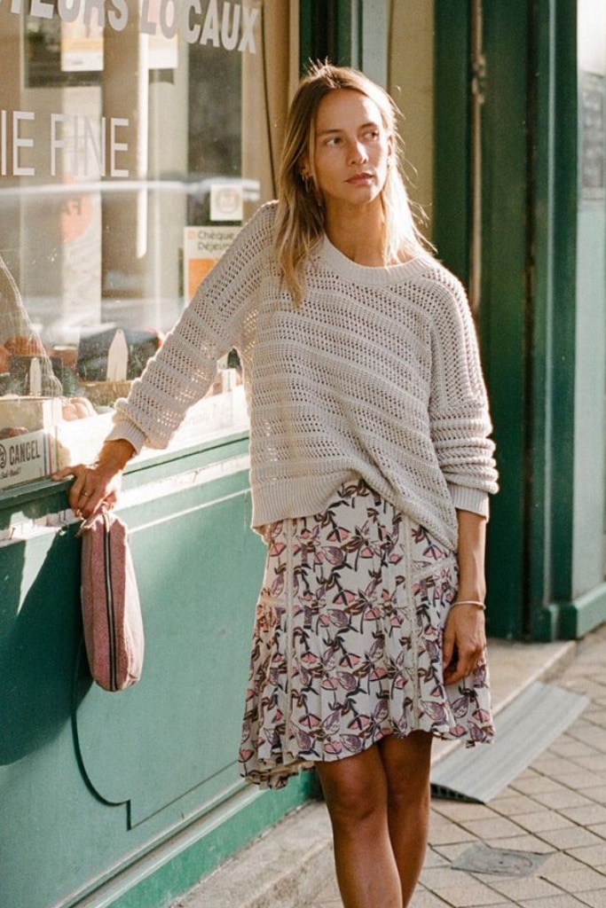 indi cold - RETRO Pulóver voľný Piedra - piedra indi cold - RETRO Pulóver voľný Piedra - piedra