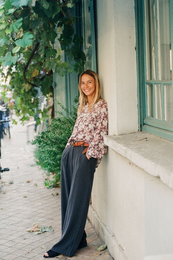 indi cold - Blúzka voľná s potlačou Piedra - piedra indi cold - Blúzka voľná s potlačou Piedra - piedra