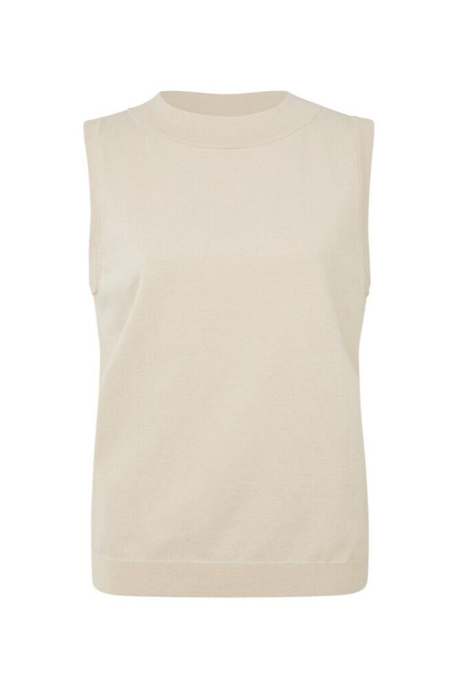 YAYA - Pulóvrik bez rukávov Tapioca sand - tapioca sand