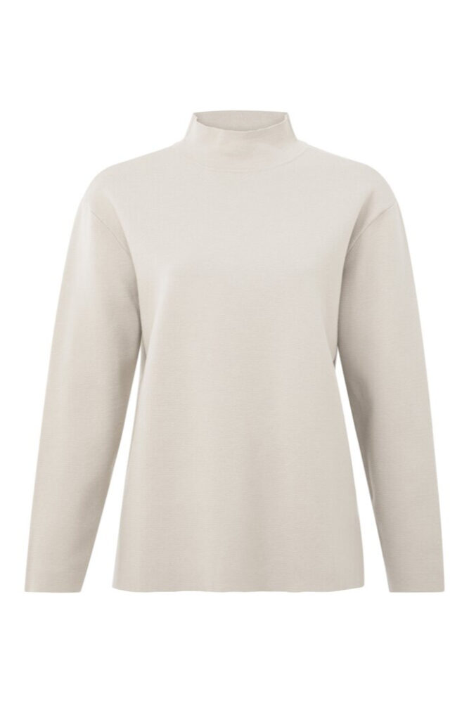 YAYA - Pulóver s polorolákom Quiet gray light silver grey - quiet gray light silver grey