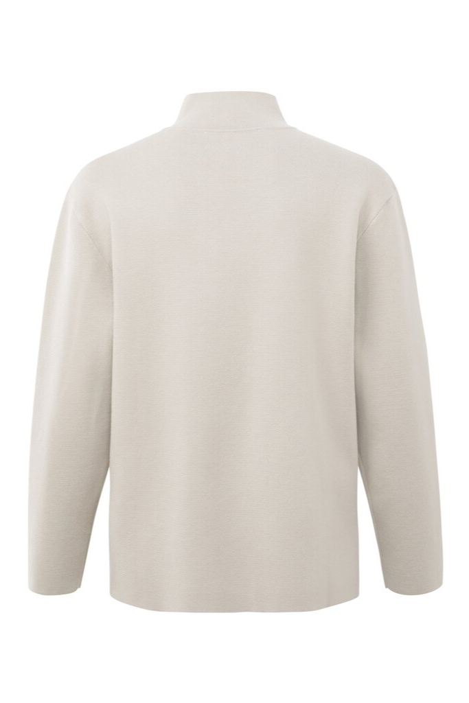 YAYA - Pulóver s polorolákom Quiet gray light silver grey - quiet gray light silver grey YAYA - Pulóver s polorolákom Quiet gray light silver grey - quiet gray light silver grey