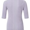 YAYA - Top s rib vzorom Orchid petal purple dessin - Orchid petal purple