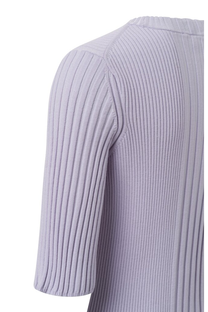 YAYA - Top s rib vzorom Orchid petal purple dessin - Orchid petal purple YAYA - Top s rib vzorom Orchid petal purple dessin - Orchid petal purple