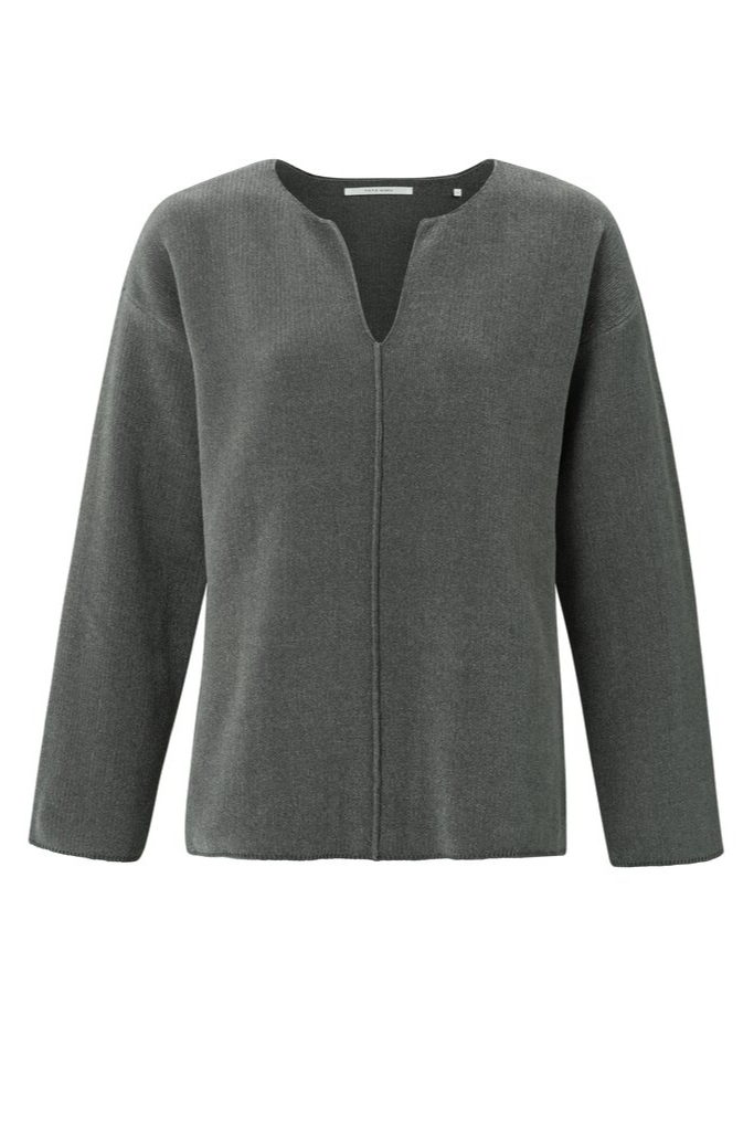 YAYA - Pulóver zo ženilky Thunderstorm grey - thunderstorm grey YAYA - Pulóver zo ženilky Thunderstorm grey - thunderstorm grey