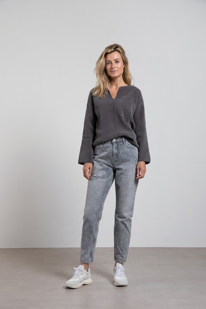 YAYA - Pulóver zo ženilky Thunderstorm grey - thunderstorm grey YAYA - Pulóver zo ženilky Thunderstorm grey - thunderstorm grey