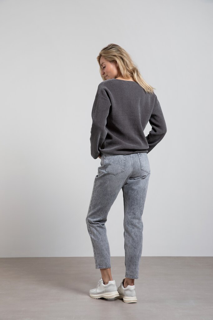 YAYA - Pulóver zo ženilky Thunderstorm grey - thunderstorm grey YAYA - Pulóver zo ženilky Thunderstorm grey - thunderstorm grey