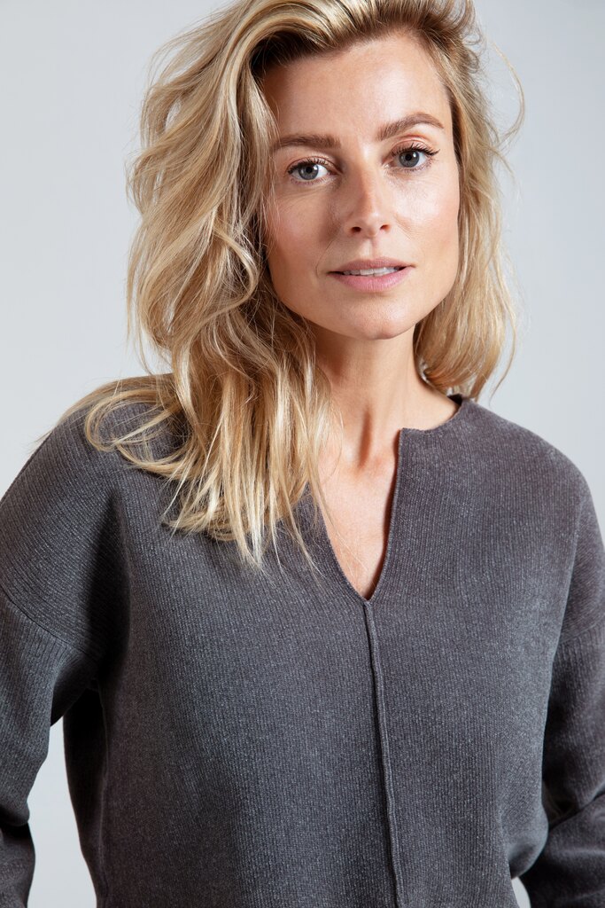 YAYA - Pulóver zo ženilky Thunderstorm grey - thunderstorm grey YAYA - Pulóver zo ženilky Thunderstorm grey - thunderstorm grey