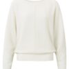 YAYA - Pulóver s lodičkovým výstrihom Onyx white - onyx white