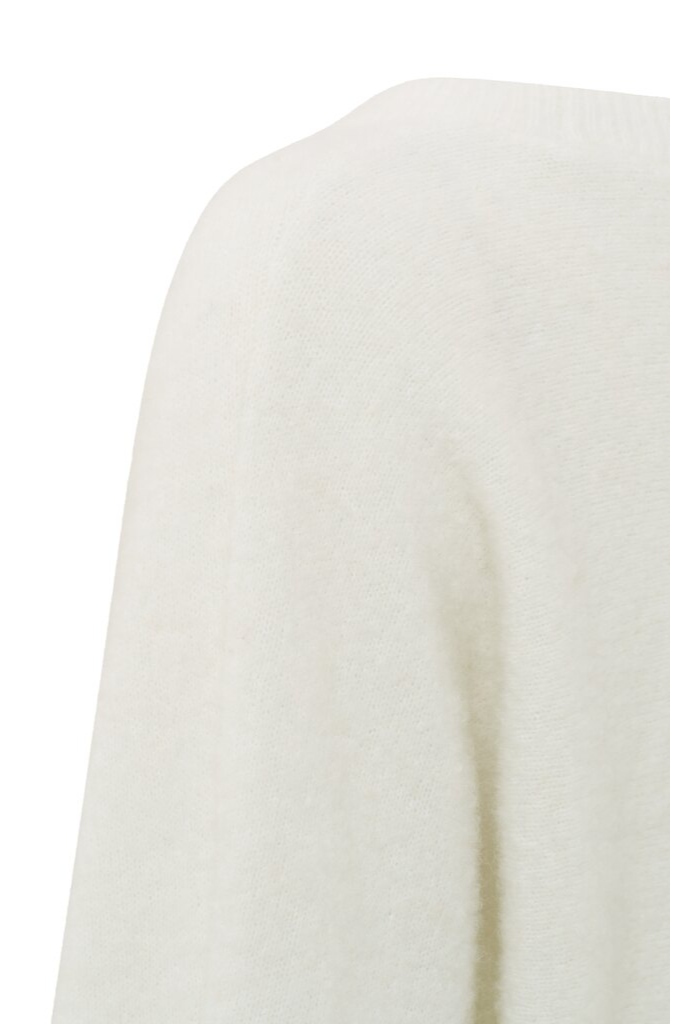 YAYA - Pulóver s lodičkovým výstrihom Onyx white - onyx white YAYA - Pulóver s lodičkovým výstrihom Onyx white - onyx white
