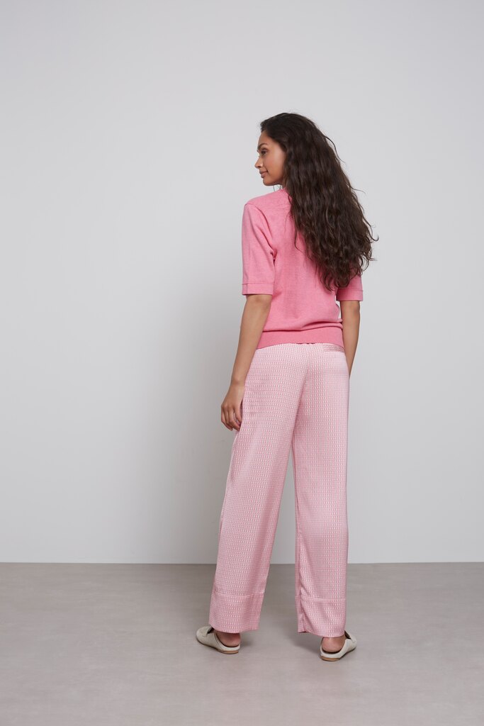 YAYA - Pulóver s V-výstrihom Cosmos pink melange - cosmos pink melange YAYA - Pulóver s V-výstrihom Cosmos pink melange - cosmos pink melange