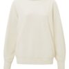 YAYA - Pulóver s lodičkovým výstrihom Wool white - wool white