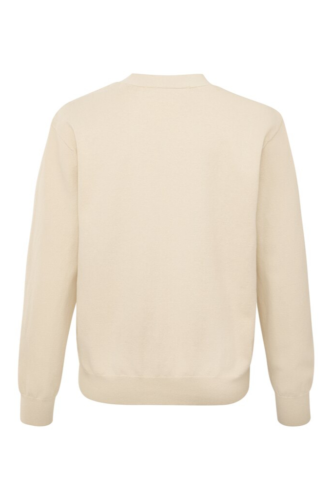 YAYA - Sveter krátky so zapínaním Tapioca sand - tapioca sand YAYA - Sveter krátky so zapínaním Tapioca sand - tapioca sand