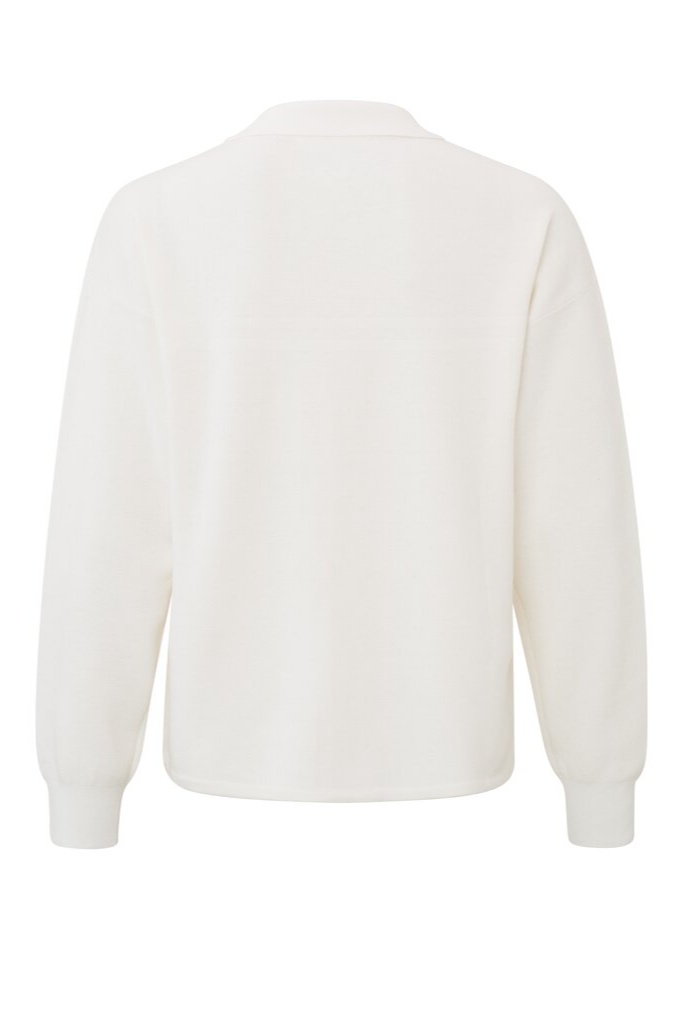 YAYA - Sveter so zipsom Wool white - wool white YAYA - Sveter so zipsom Wool white - wool white