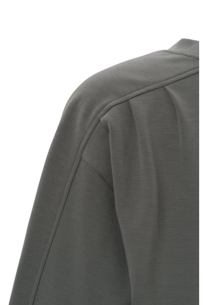 YAYA - Mikina so záhybmi Thunderstorm grey - thunderstorm grey YAYA - Mikina so záhybmi Thunderstorm grey - thunderstorm grey