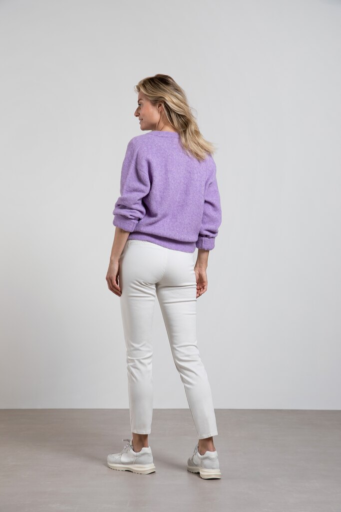 YAYA - Nohavice chino basic Onyx white - onyx white YAYA - Nohavice chino basic Onyx white - onyx white