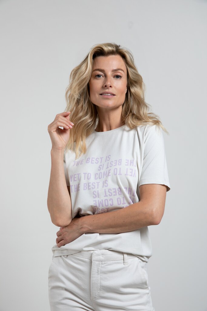 YAYA - Nohavice chino basic Onyx white - onyx white YAYA - Nohavice chino basic Onyx white - onyx white