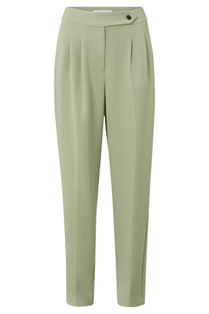 YAYA - Nohavice so záševkami Elm green - elm green