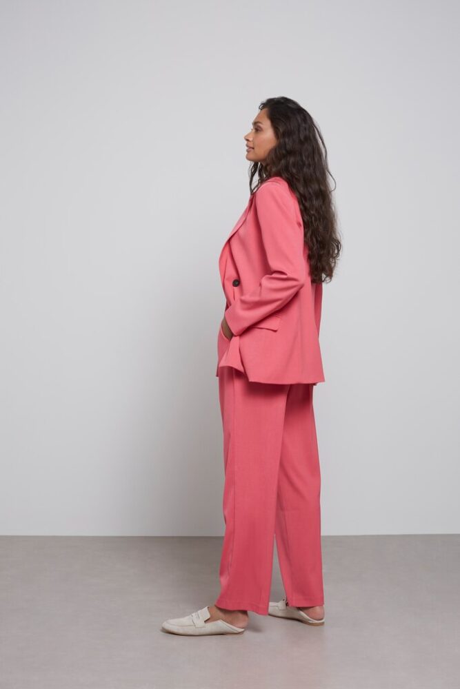 YAYA - Nohavice s rovným strihom Party punch pink - party punch pink