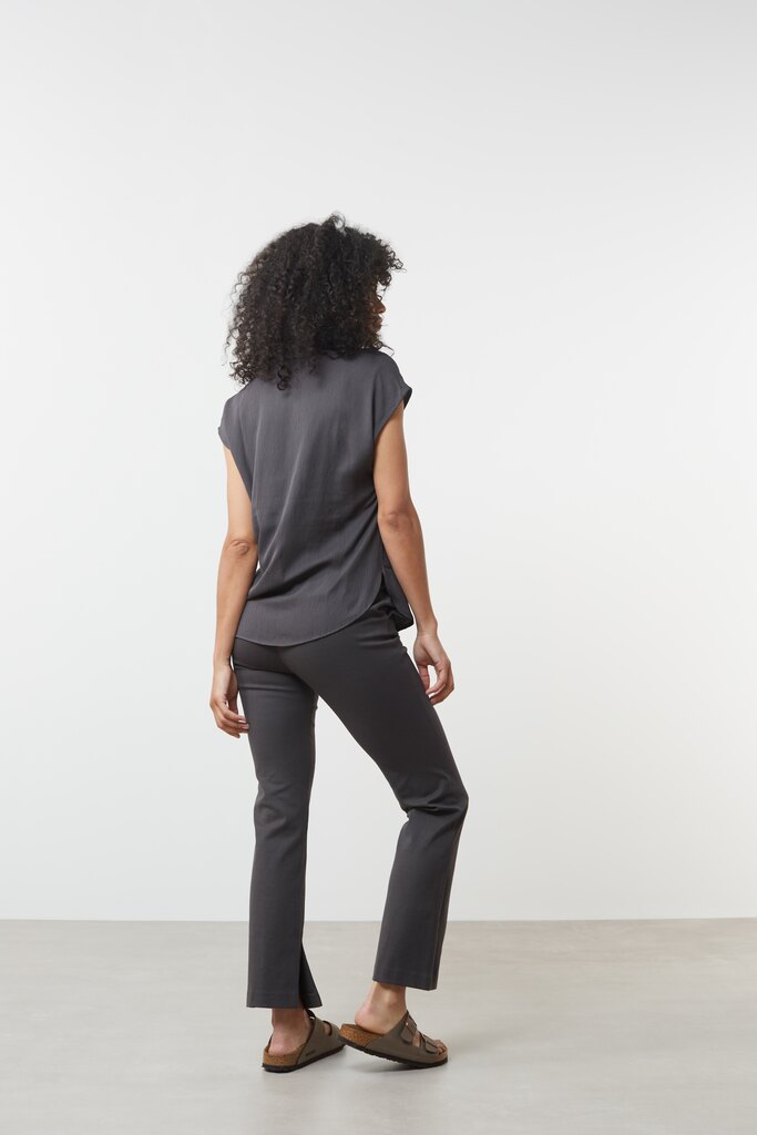 YAYA - Nohavice džerzejové široké Bristol black - bristol black YAYA - Nohavice džerzejové široké Bristol black - bristol black