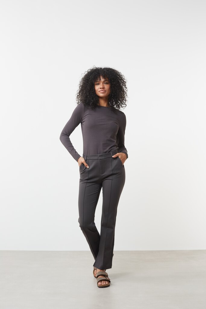 YAYA - Nohavice džerzejové široké Bristol black - bristol black YAYA - Nohavice džerzejové široké Bristol black - bristol black