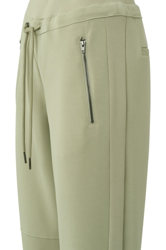 YAYA - Nohavice teplákove Elm green - elm green YAYA - Nohavice teplákove Elm green - elm green