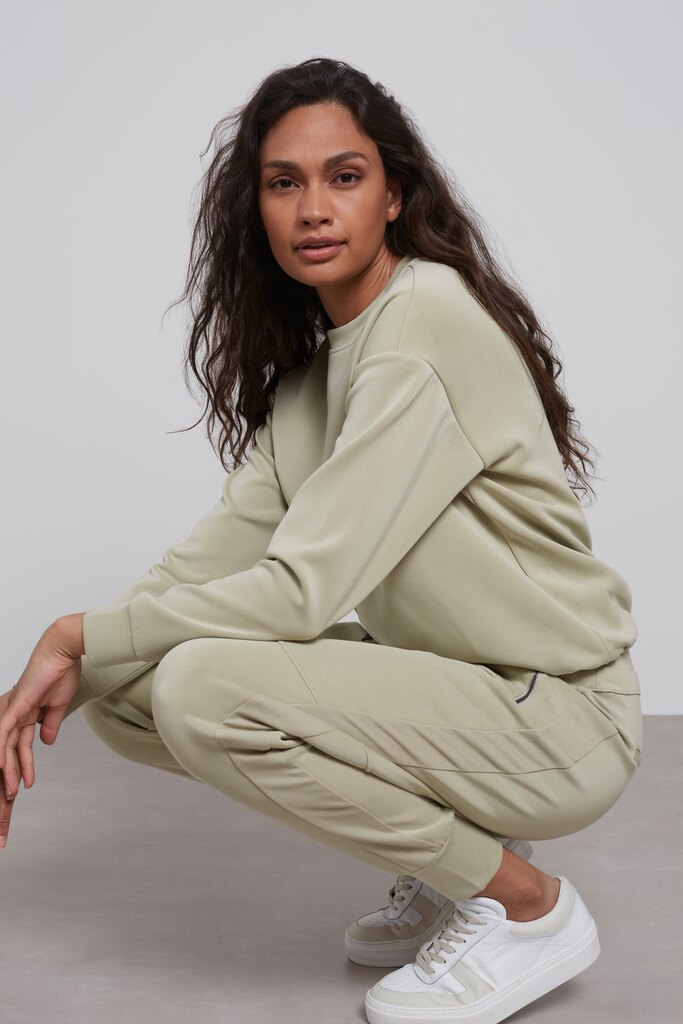 YAYA - Nohavice teplákove Elm green - elm green YAYA - Nohavice teplákove Elm green - elm green