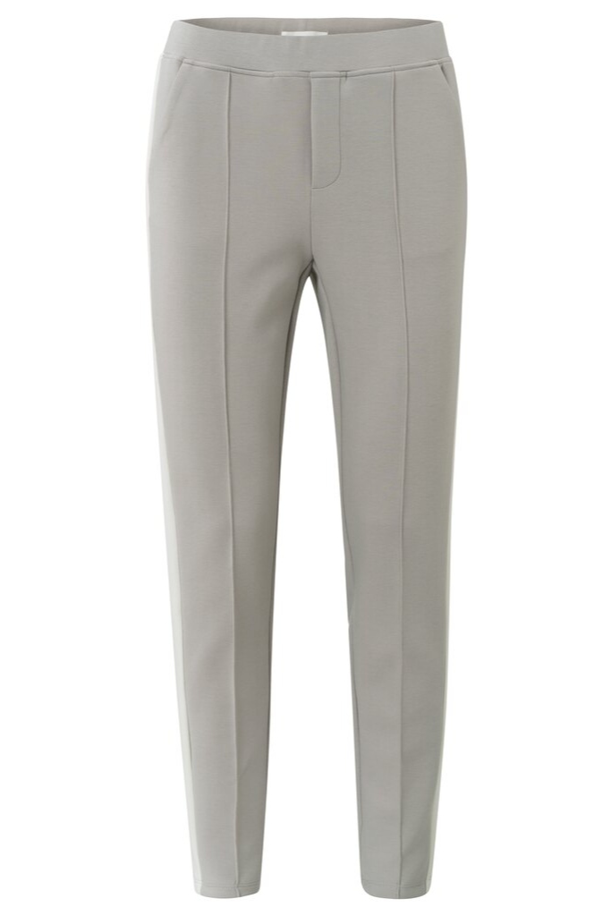 YAYA - Nohavice scuba s pásom Paloma grey - paloma grey YAYA - Nohavice scuba s pásom Paloma grey - paloma grey