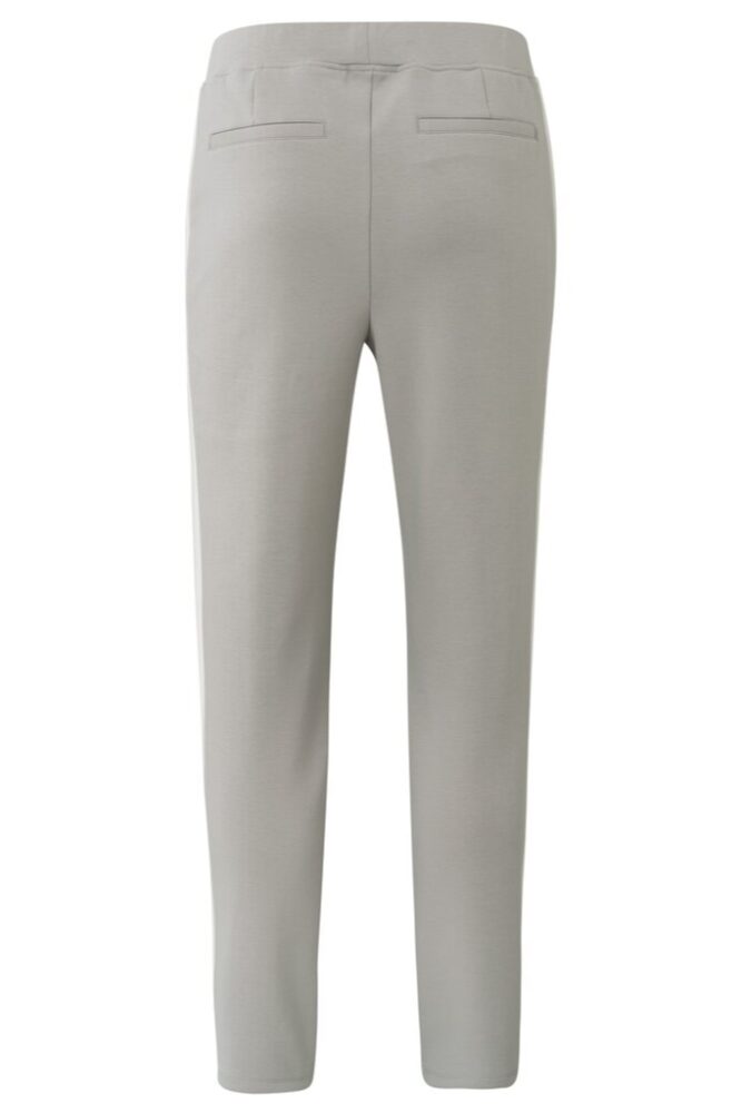 YAYA - Nohavice scuba s pásom Paloma grey - paloma grey