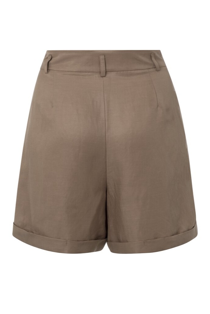 YAYA - Nohavice krátke Sinopia fresco brown - sinopia fresco brown YAYA - Nohavice krátke Sinopia fresco brown - sinopia fresco brown