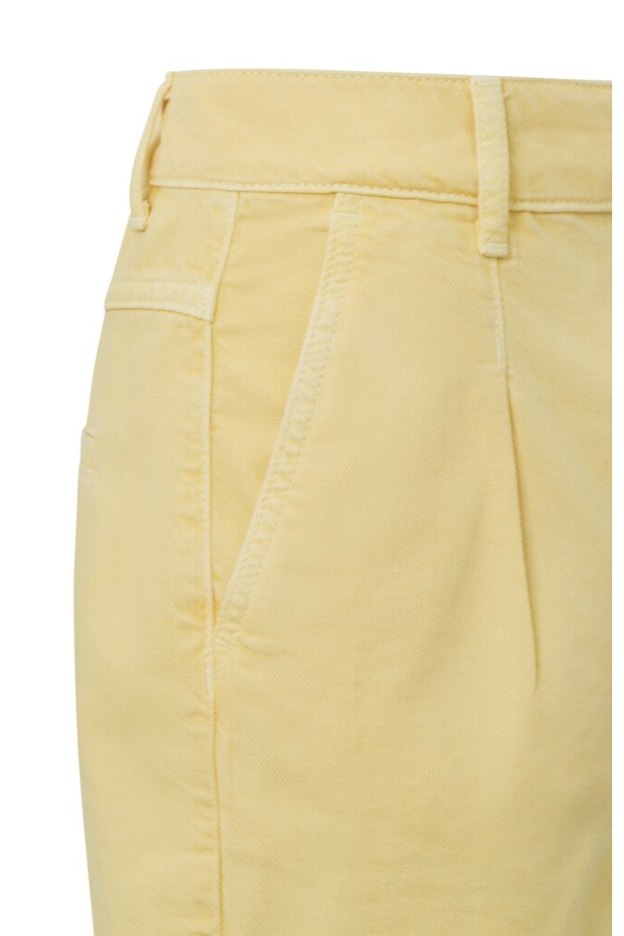YAYA - Nohavice krátke Straw yellow - straw yellow YAYA - Nohavice krátke Straw yellow - straw yellow