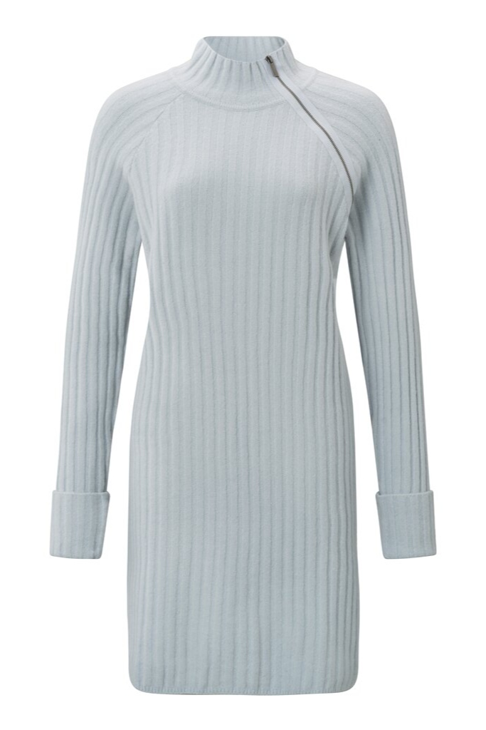 YAYA - Šaty úpletové Pearl blue - pearl blue YAYA - Šaty úpletové Pearl blue - pearl blue