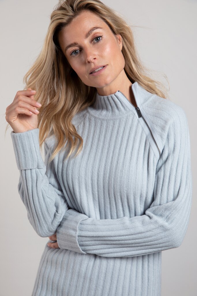 YAYA - Šaty úpletové Pearl blue - pearl blue YAYA - Šaty úpletové Pearl blue - pearl blue