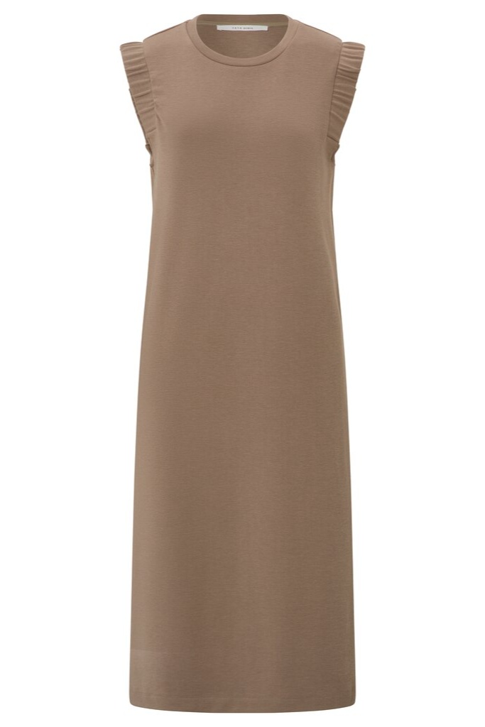 YAYA - Šaty midi Sinopia fresco brown - sinopia fresco brown YAYA - Šaty midi Sinopia fresco brown - sinopia fresco brown