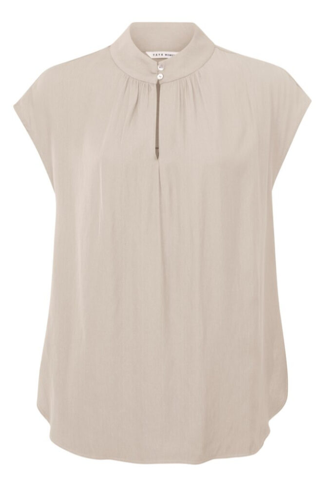 YAYA - Blúzka z viskózy bez rukávov Smoke gray - smoke gray