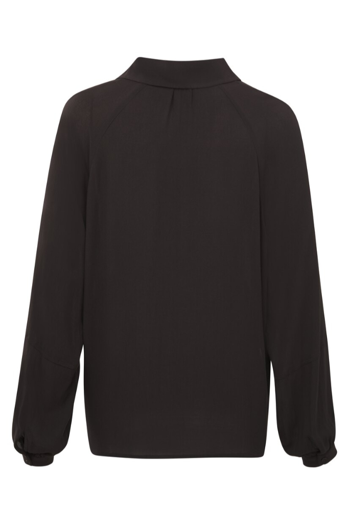 YAYA - Top s límcom a V-výstrihom Bristol black - bristol black YAYA - Top s límcom a V-výstrihom Bristol black - bristol black