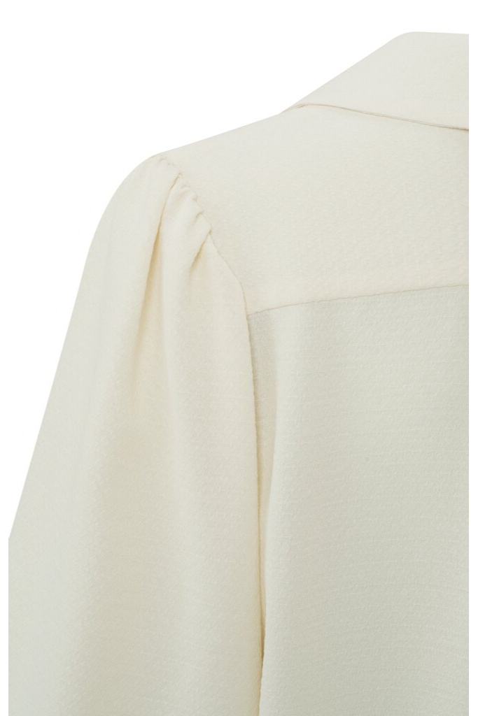 YAYA - Top s krátkymi balónovými rukávmi Birch sand - birch sand YAYA - Top s krátkymi balónovými rukávmi Birch sand - birch sand