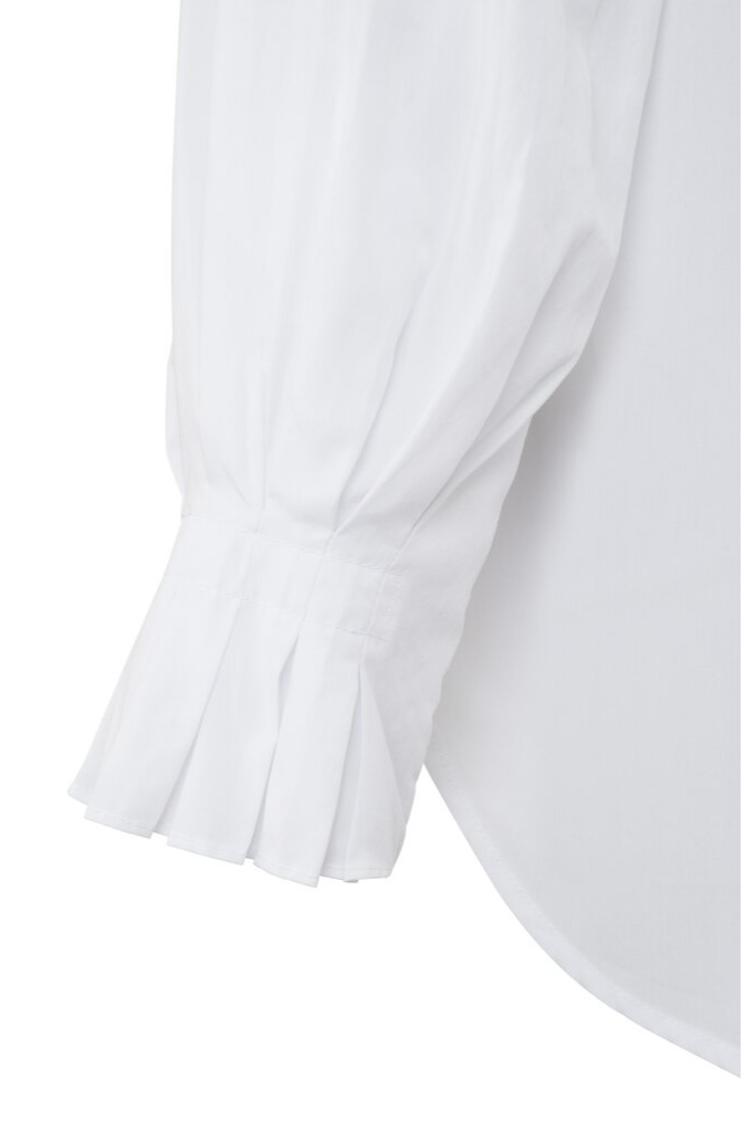 YAYA - Blúzka s plisovaným detailom na rukávoch Pure white - pure white YAYA - Blúzka s plisovaným detailom na rukávoch Pure white - pure white