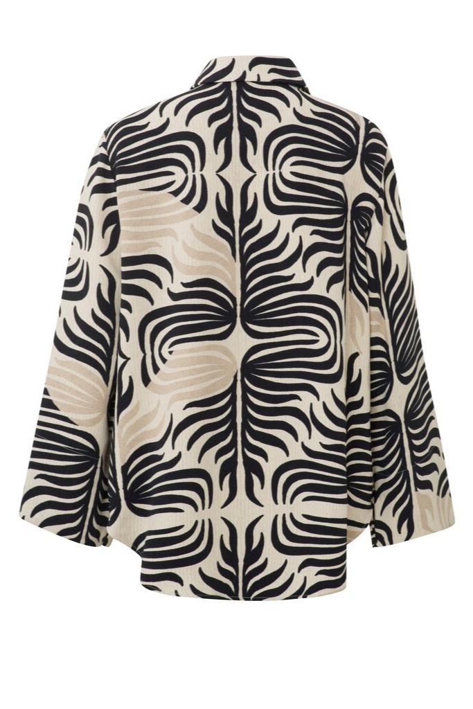 YAYA - Blúzka s potlačou Pumice stone sand dessin - pumice stone sand dessin YAYA - Blúzka s potlačou Pumice stone sand dessin - pumice stone sand dessin