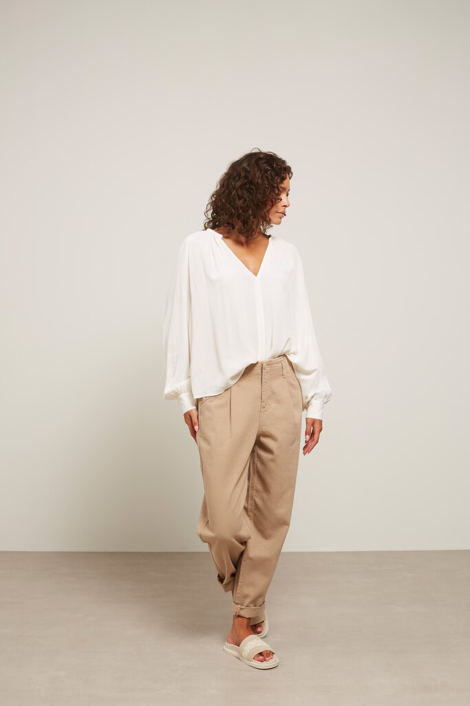 YAYA - Top s balónovými rukávmi Star white - star white YAYA - Top s balónovými rukávmi Star white - star white