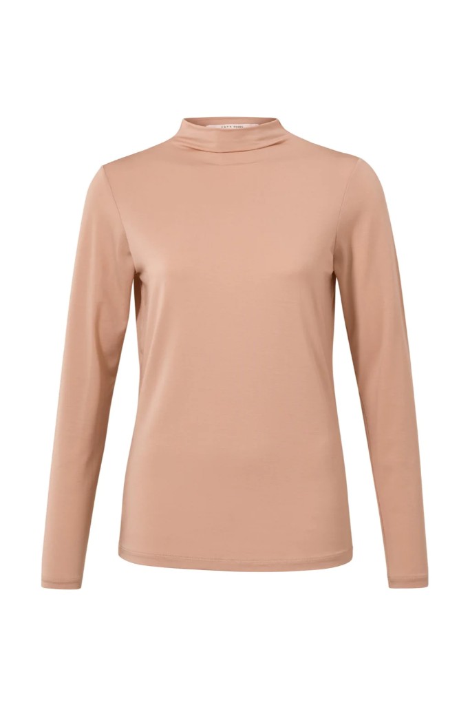 YAYA - Top s polorolákom Maple sugar pink - maple sugar pink YAYA - Top s polorolákom Maple sugar pink - maple sugar pink