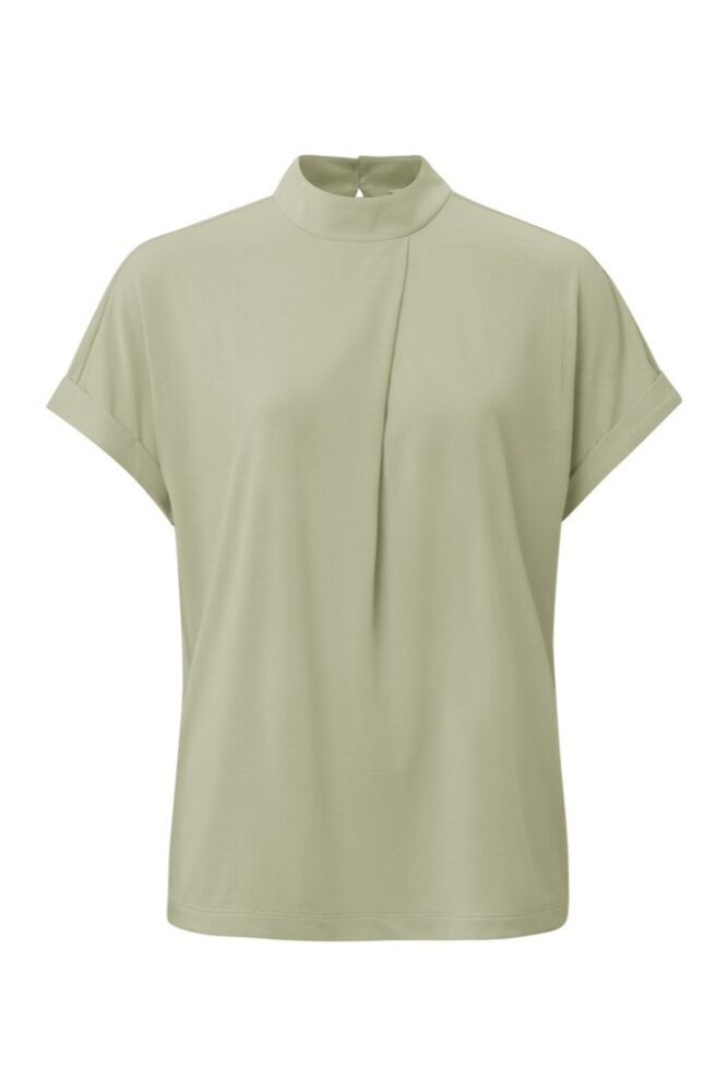 YAYA - Top s detailom vpredu Elm green - elm green