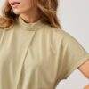 YAYA - Top s detailom vpredu Elm green - elm green
