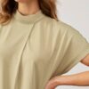 YAYA - Top s detailom vpredu Elm green - elm green