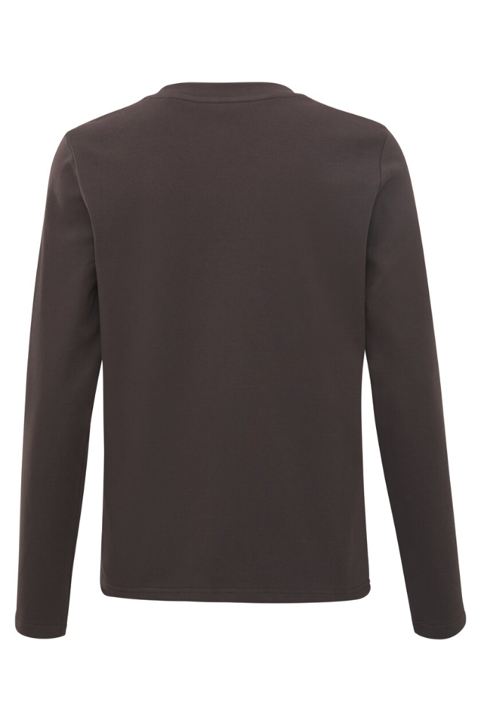 YAYA - Tričko s dlhým rukávom basic Bristol black - bristol black YAYA - Tričko s dlhým rukávom basic Bristol black - bristol black