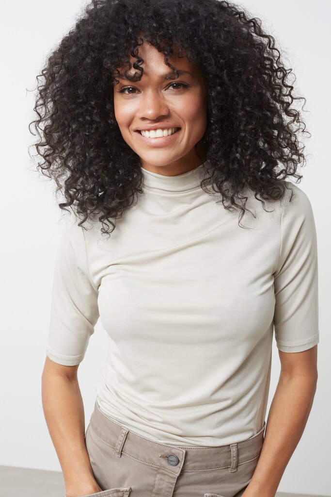 YAYA - Top s polorolákom basic Mineral Gray - mineral gray YAYA - Top s polorolákom basic Mineral Gray - mineral gray