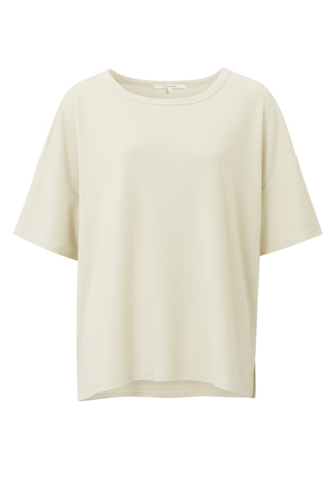 YAYA - Tričko oversized Birch sand - birch sand YAYA - Tričko oversized Birch sand - birch sand