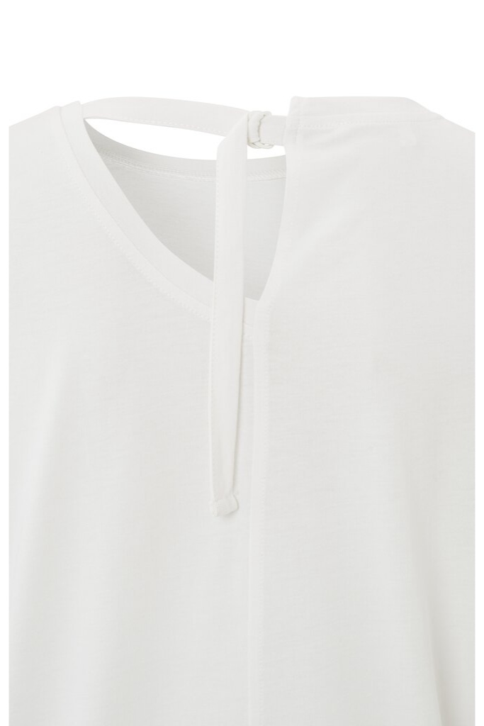 YAYA - Tričko s detailom na chrbáte Star white - star white YAYA - Tričko s detailom na chrbáte Star white - star white