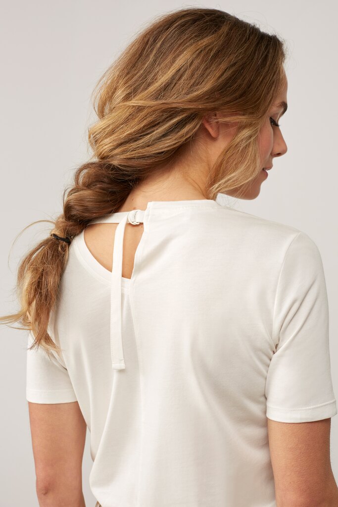 YAYA - Tričko s detailom na chrbáte Star white - star white YAYA - Tričko s detailom na chrbáte Star white - star white