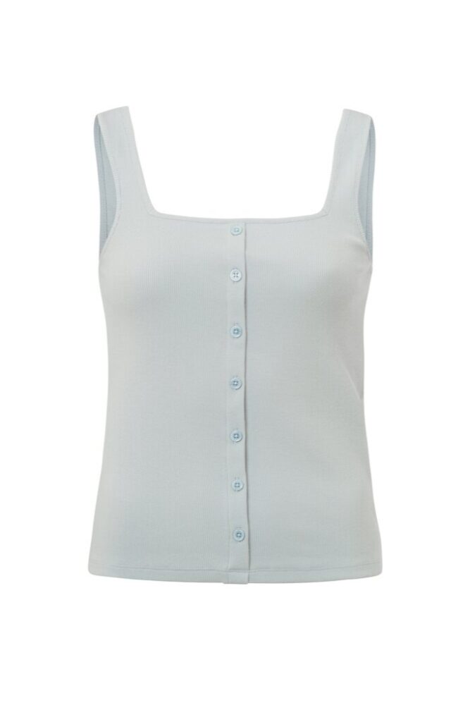 YAYA - Tielko s gombíčkami Pearl blue - pearl blue