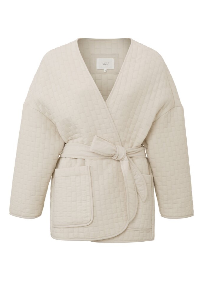 YAYA - Kimono zavinovacie Pumice stone sand - pumice stone sand YAYA - Kimono zavinovacie Pumice stone sand - pumice stone sand